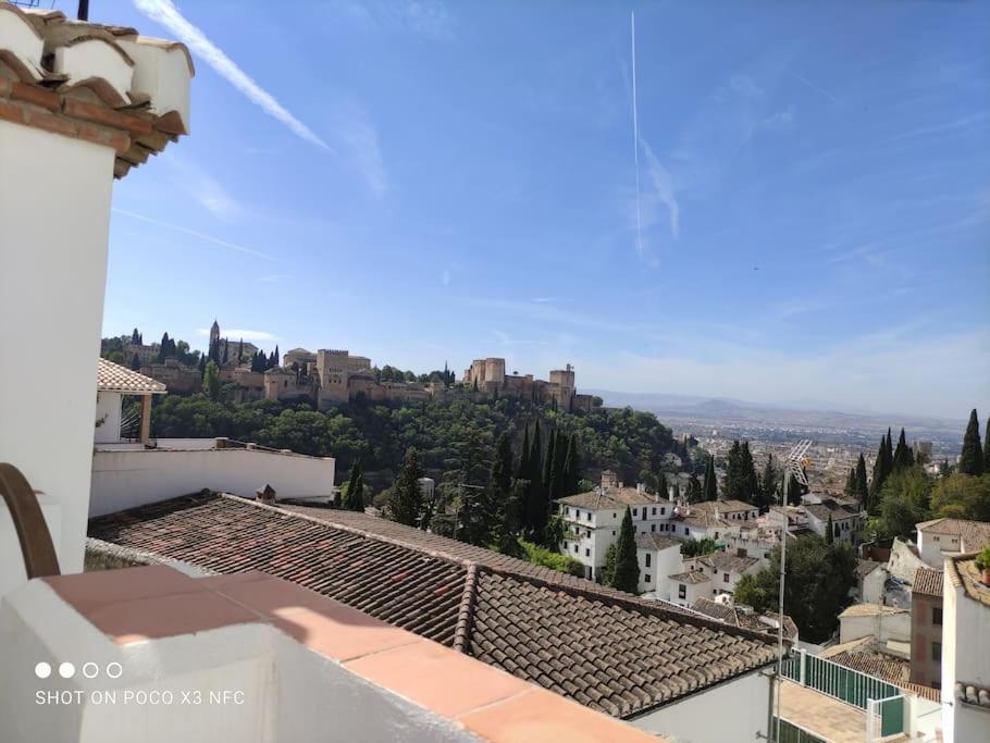 Cueva Albaicin Granada Avec Vue Sur L'Alhambra Villa Buitenkant foto