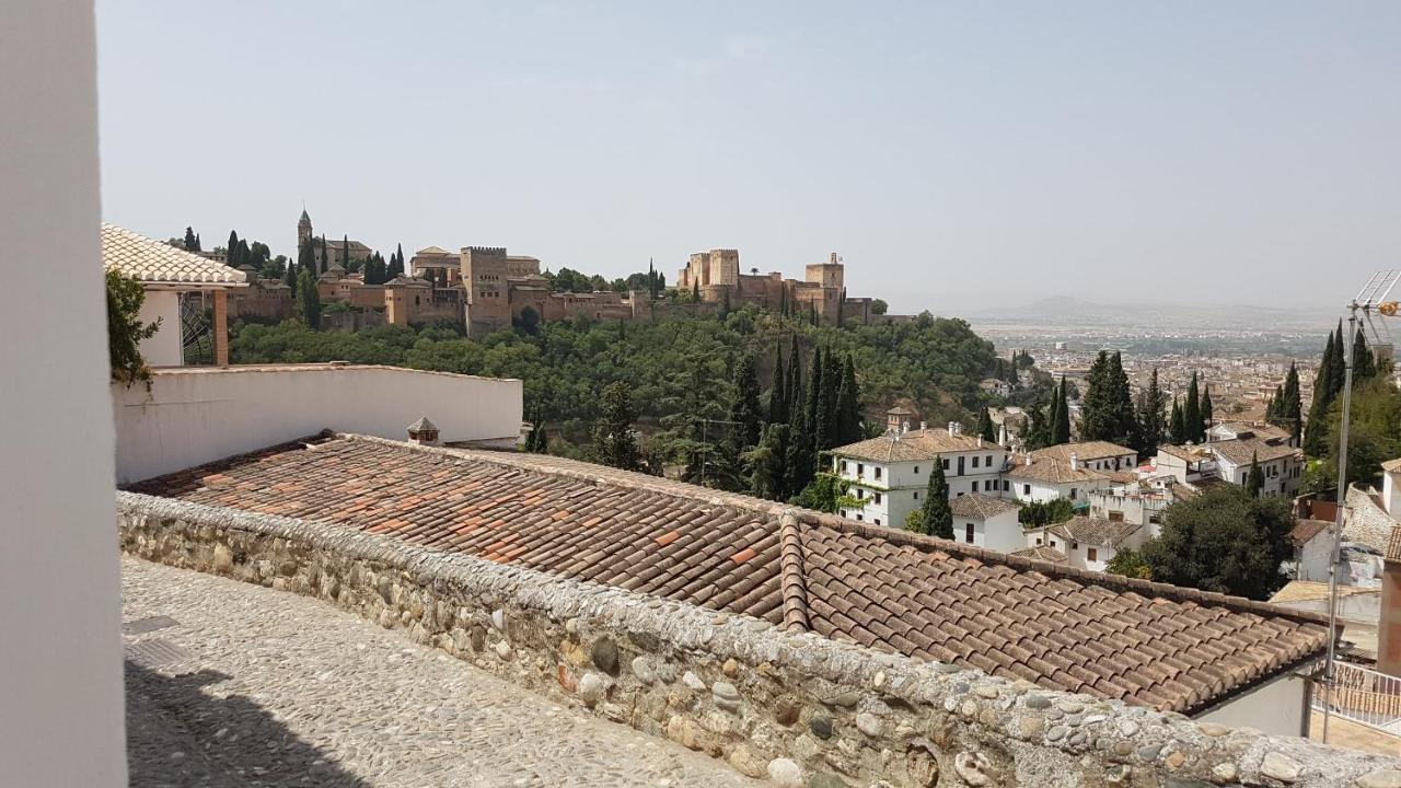 Cueva Albaicin Granada Avec Vue Sur L'Alhambra Villa Buitenkant foto