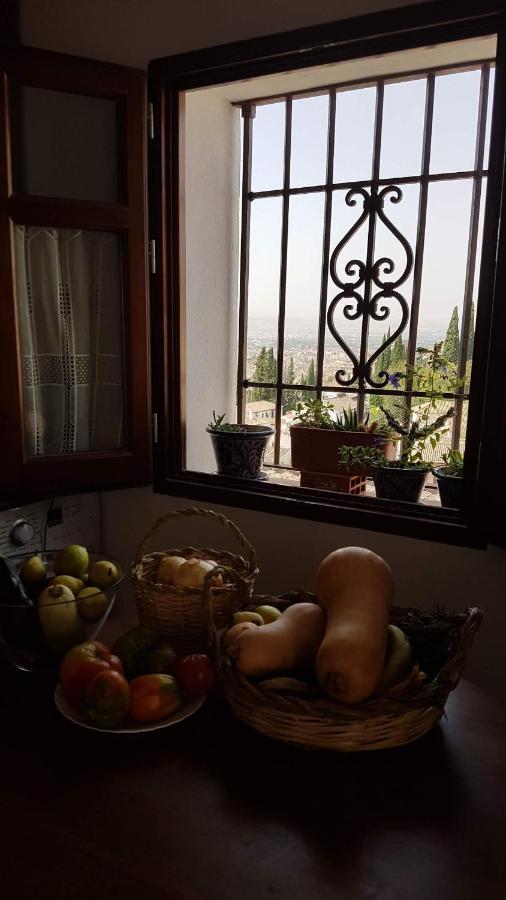 Cueva Albaicin Granada Avec Vue Sur L'Alhambra Villa Buitenkant foto