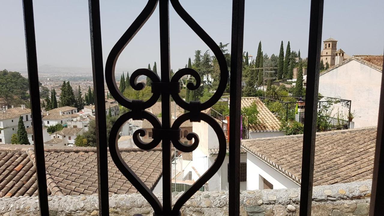 Cueva Albaicin Granada Avec Vue Sur L'Alhambra Villa Buitenkant foto