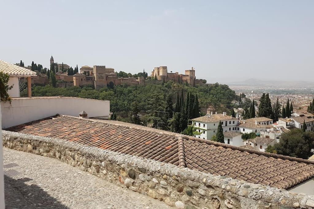 Cueva Albaicin Granada Avec Vue Sur L'Alhambra Villa Buitenkant foto